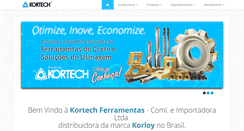 Desktop Screenshot of kortech.com.br